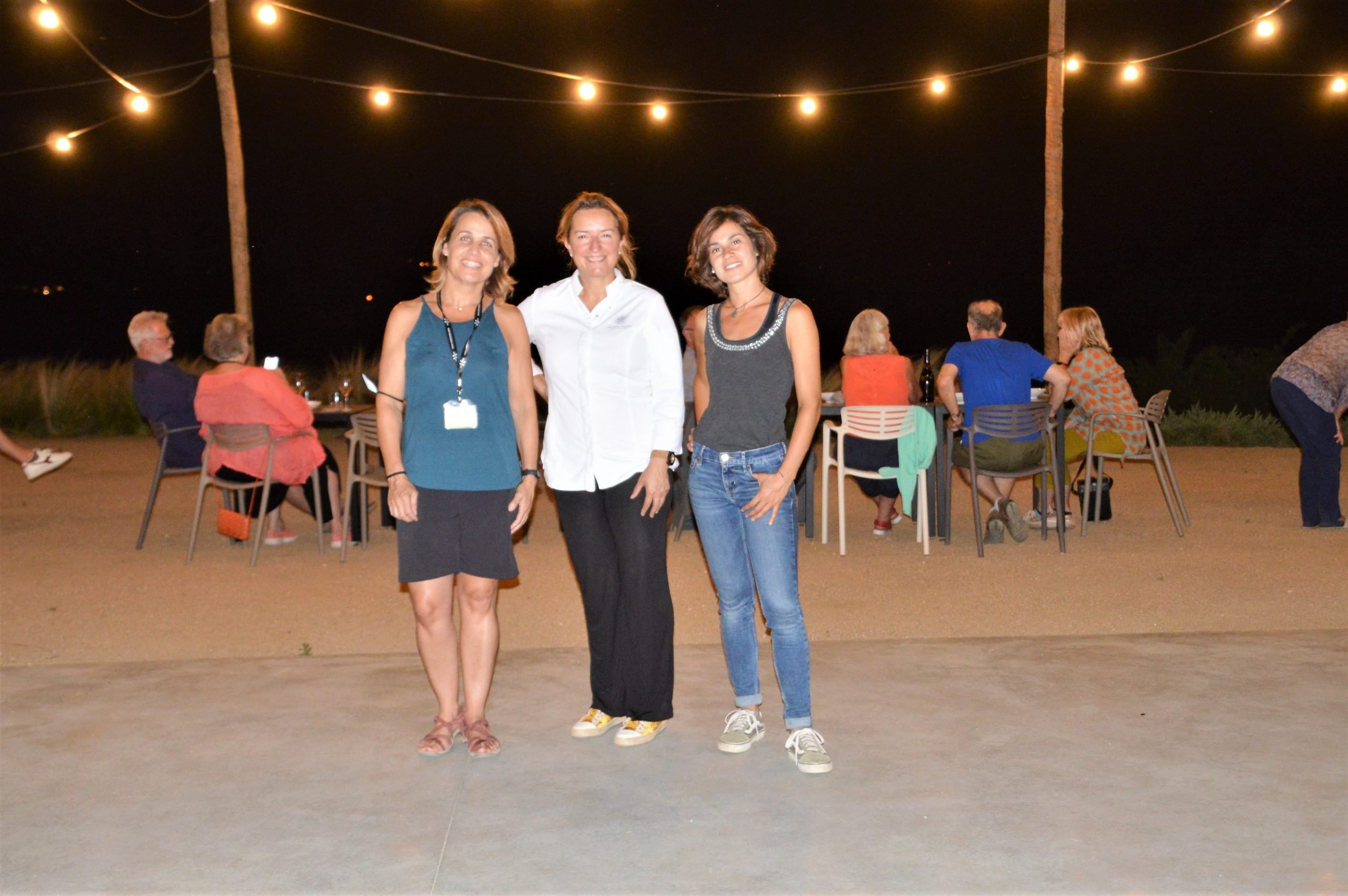 Passejades entre glops i tastets Sandra Bisbe, Iolanda Bustos i Anna Pérez, les protagonistes