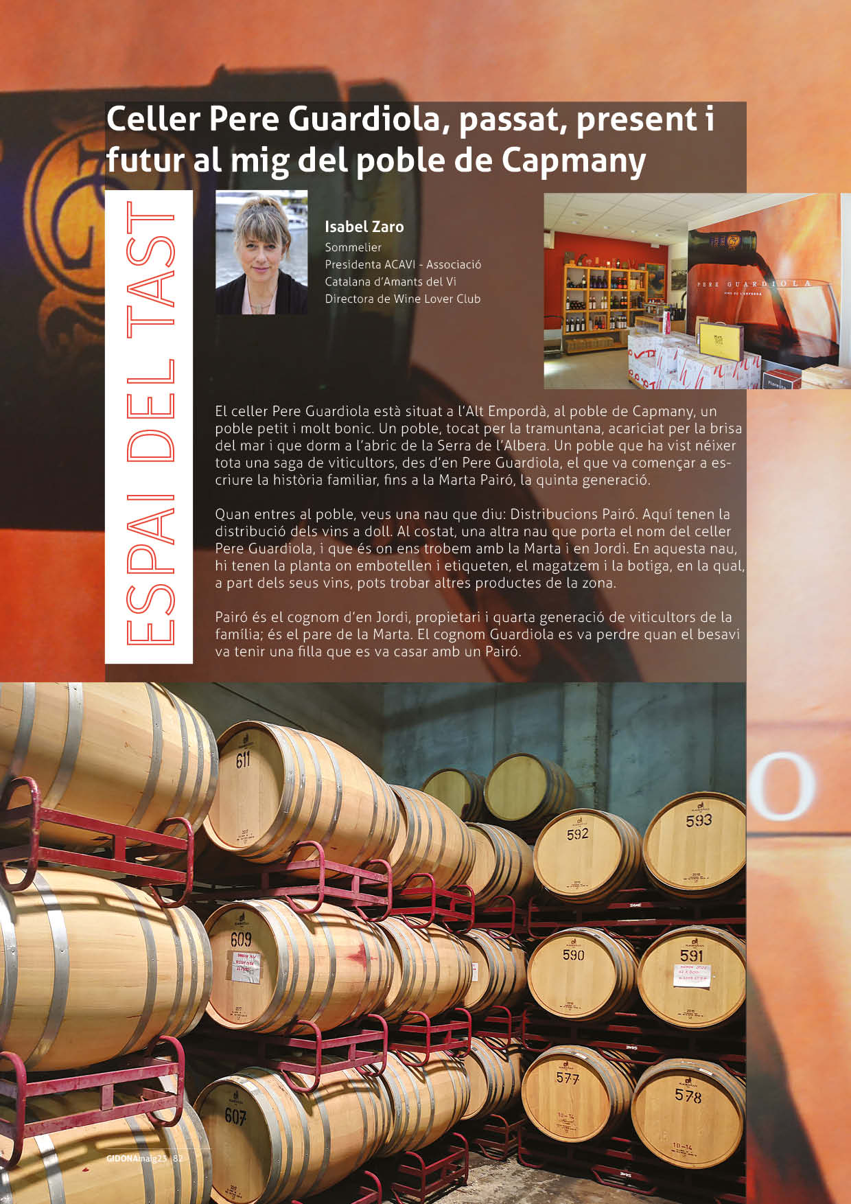 CELLER PERE GUARDIOLA